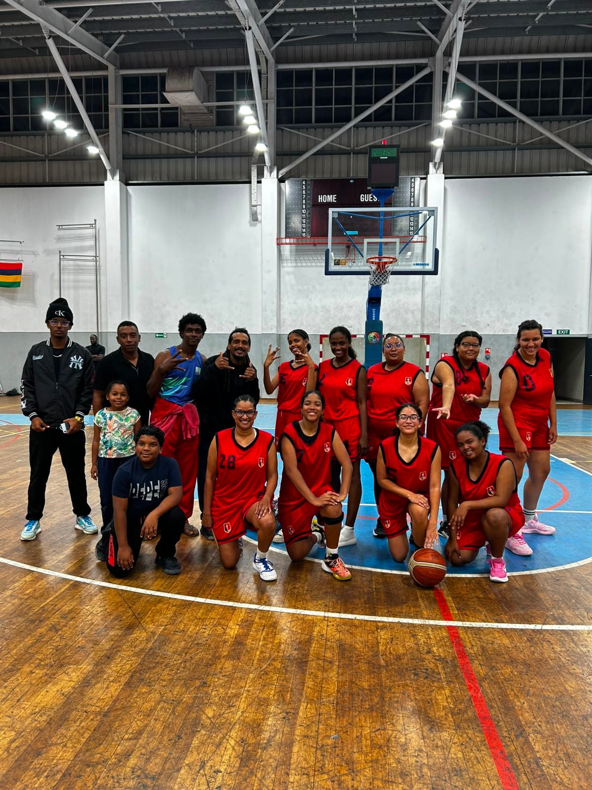 Pratique du basketball féminin